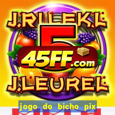 jogo do bicho pix da sorte